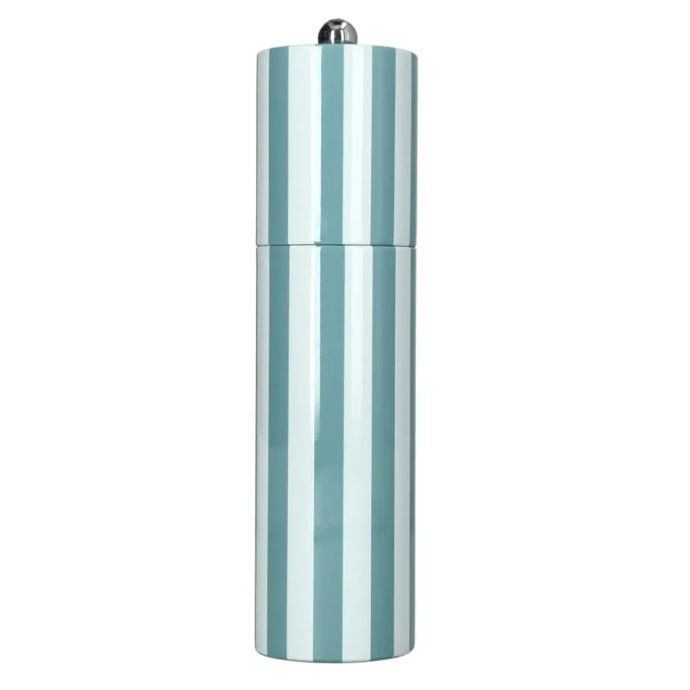 Addison Ross - Column Striped Peper & Zoutmolen Chambray & White 24 cm