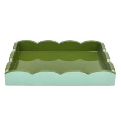 Addison Ross - Dienblad Scalloped - Eau de Nill/Khaki - 28x20 cm