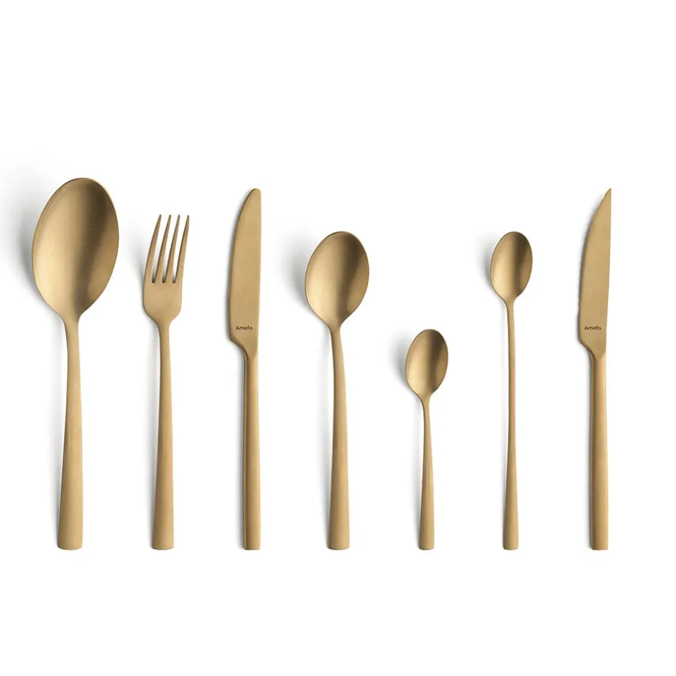Amefa - Manille 42-delige Bestekset - Goud