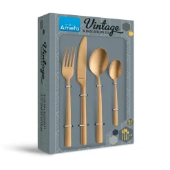 Amefa - Manille Stonewash 16-delige Bestekset - Goud