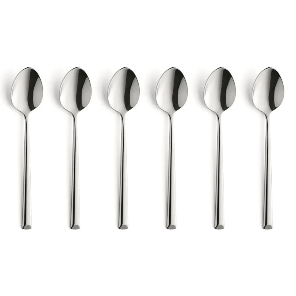 Amefa - Metropole 6 Koffielepels - Zilver