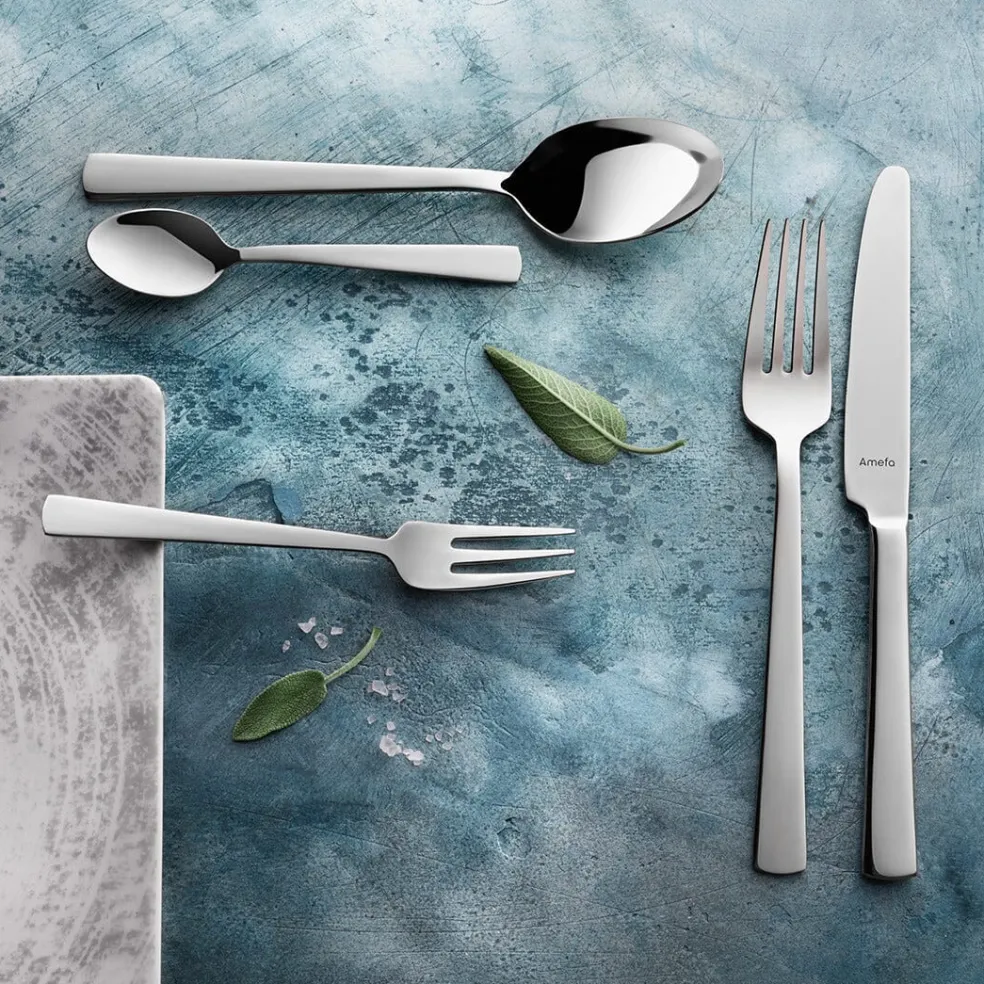 Amefa - Moderno 78-delige Bestekset 12 Personen Hoogglans - in luxe kist