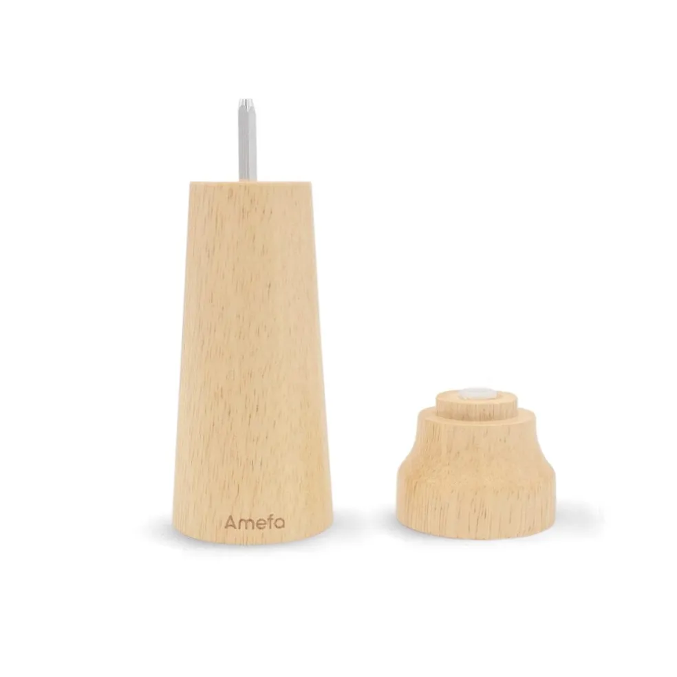 Amefa - Modern Peper- en Zoutmolenset 15 cm - Hout