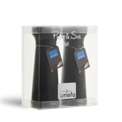 Amefa - Modern Peper- en Zoutmolenset 15 cm - Zwart