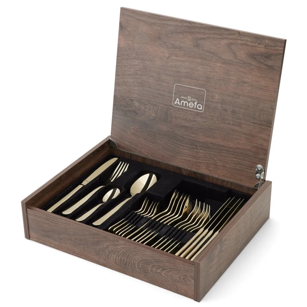 Amefa - Oxford 24-delige Bestekset 6 Personen Hoogglans - Champagne