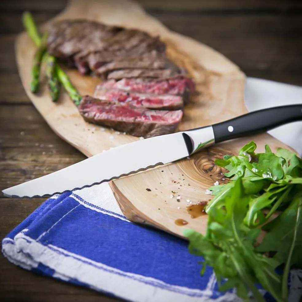 Amefa - Royal Steak 8-delige Steakmessenset - Zwart