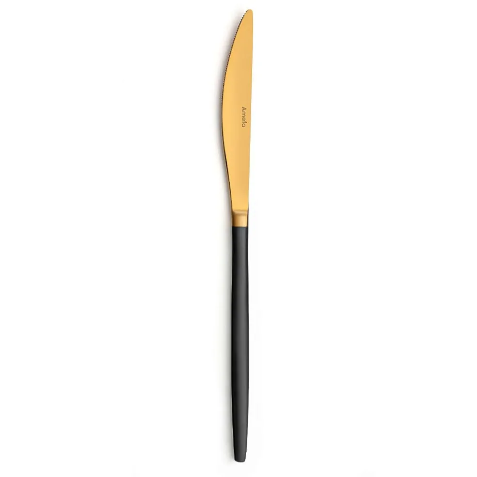 Amefa - Soprano 16-pcs Cutlery Set black/gold in Trend box