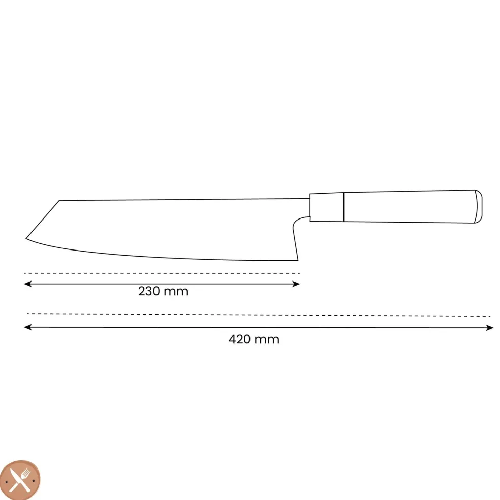 Ame - Japanse Kiritsuke Rain Pattern 23 cm