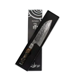 Ame - Japanse Santoku Rain Pattern 18 cm