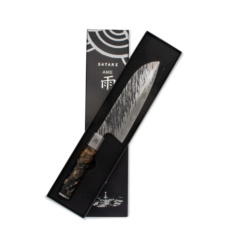 Ame - Japanse Santoku Rain Pattern 18 cm