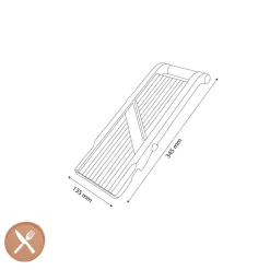 Benriner - Japanse Mandoline 9,5 cm met 3 messen