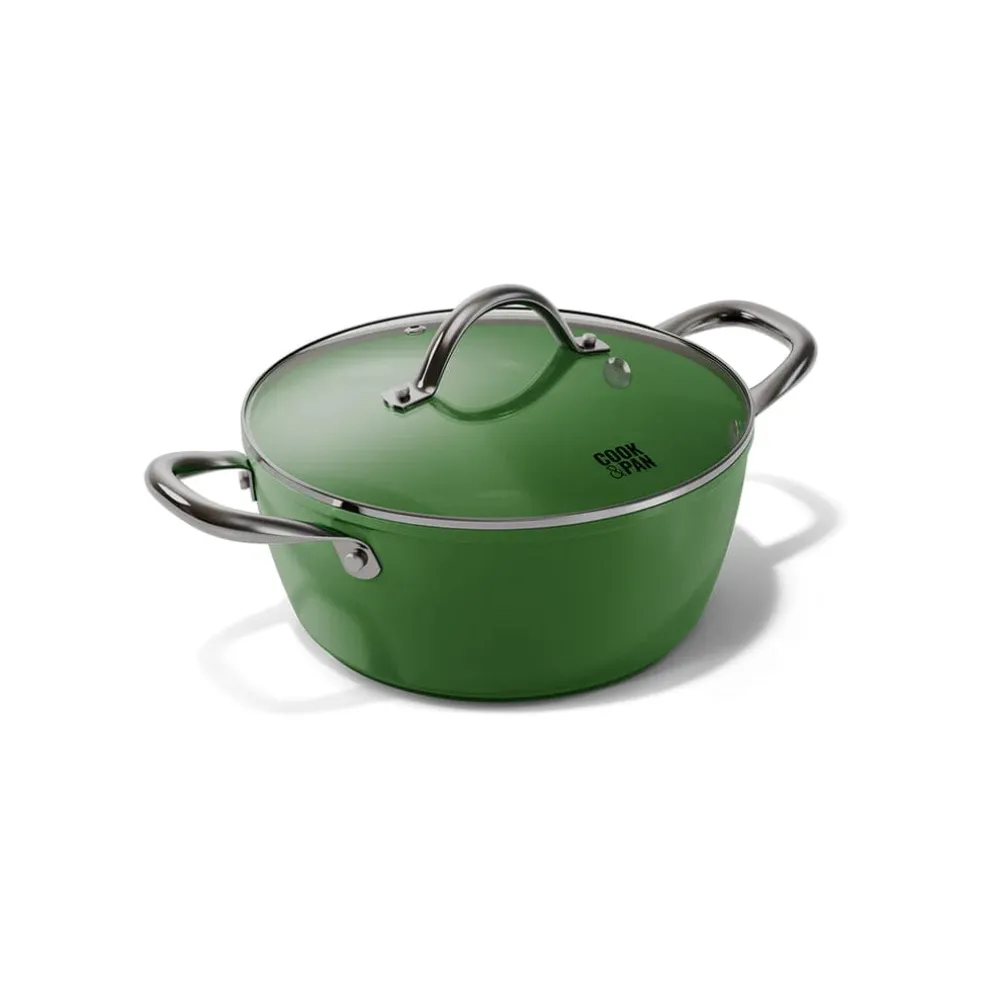 Cook & Pan - Go Green Kookpan 20 cm met glazen deksel