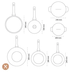 Cook & Pan - Go Ivory Pannenset 7-delig