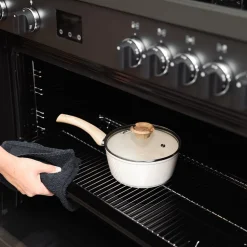 Cook & Pan - Go Ivory Steelpan 18 cm met glazen deksel