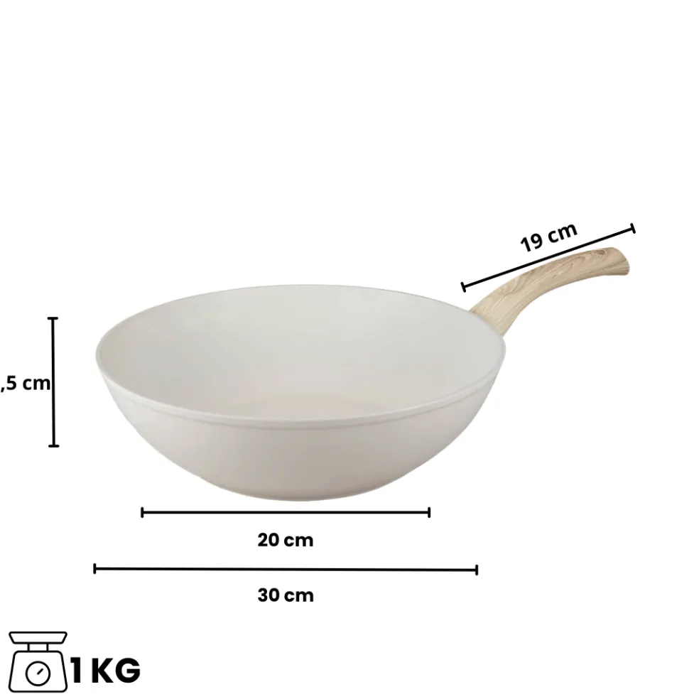 Cook & Pan - Go Ivory Wokpan 30 cm