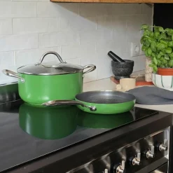 Cook & Pan - Honey Go Green Kookpot 20 cm met glazen deksel
