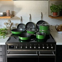 Cook & Pan - Honey Go Green Kookpot 20 cm met glazen deksel