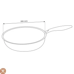 Cook & Pan - Honey Koekenpan 20 cm