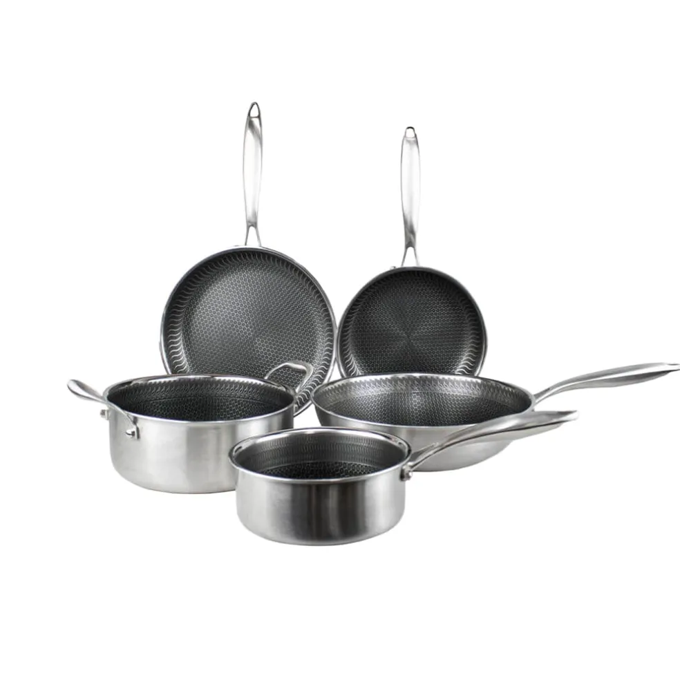 Cook & Pan - Honey RVS Pannenset 5-delig