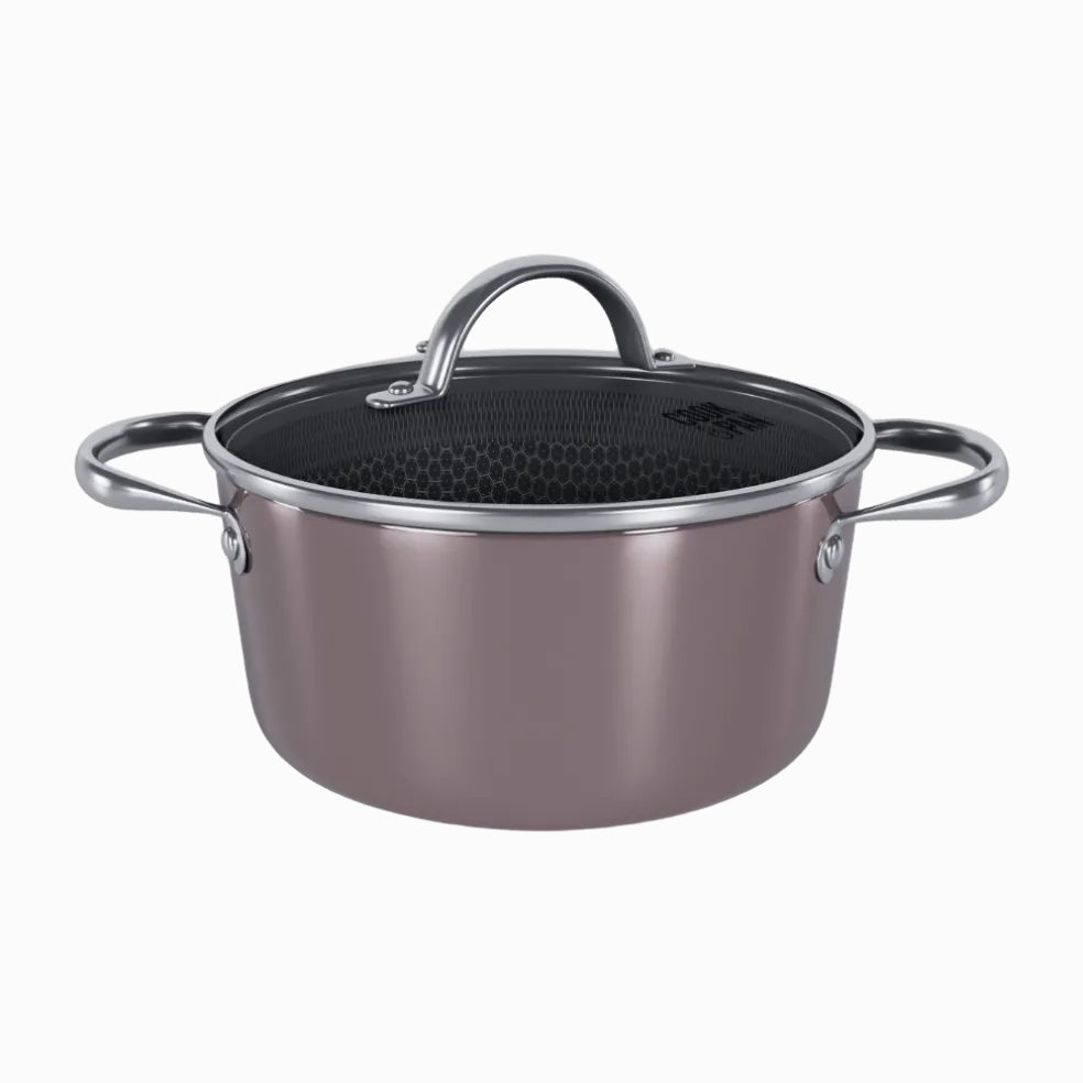 Cook & Pan - Honey Taupe of Mind Kookpot 20 cm met glazen deksel