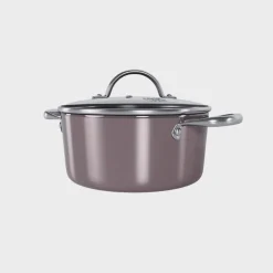 Cook & Pan - Honey Taupe of Mind Kookpot 20 cm met glazen deksel