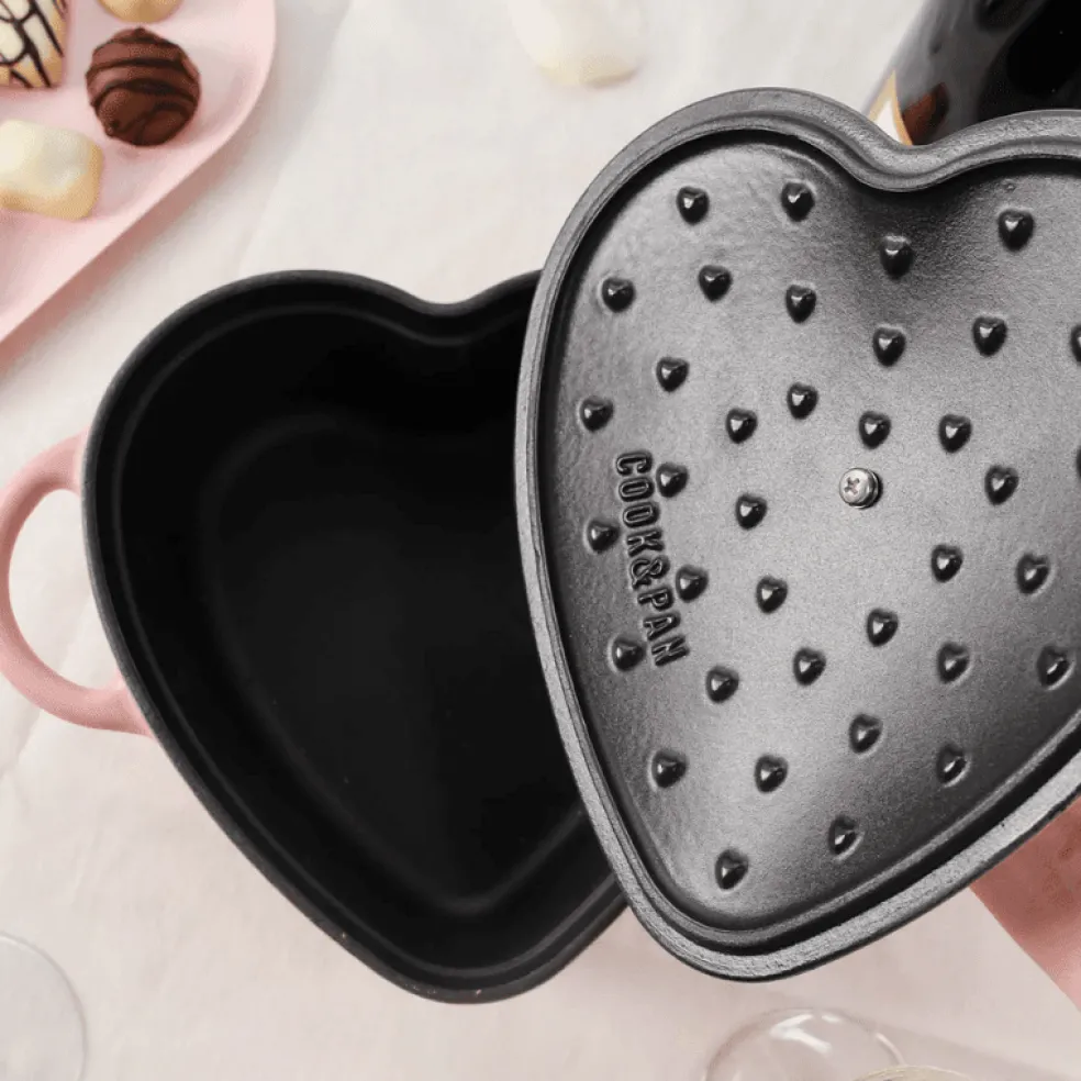 Cook & Pan - Love Gietijzeren Hartjes Braadpan 20 cm