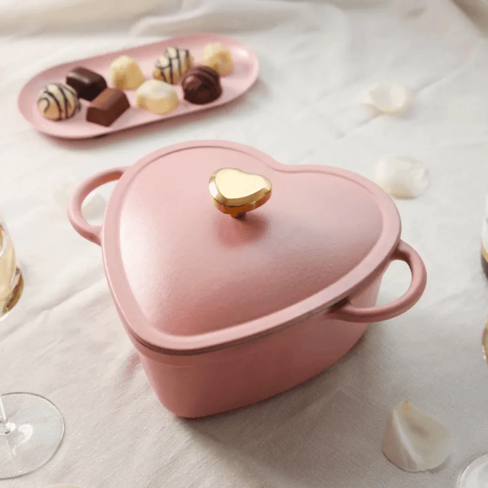Cook & Pan - Love Gietijzeren Hartjes Braadpan 20 cm