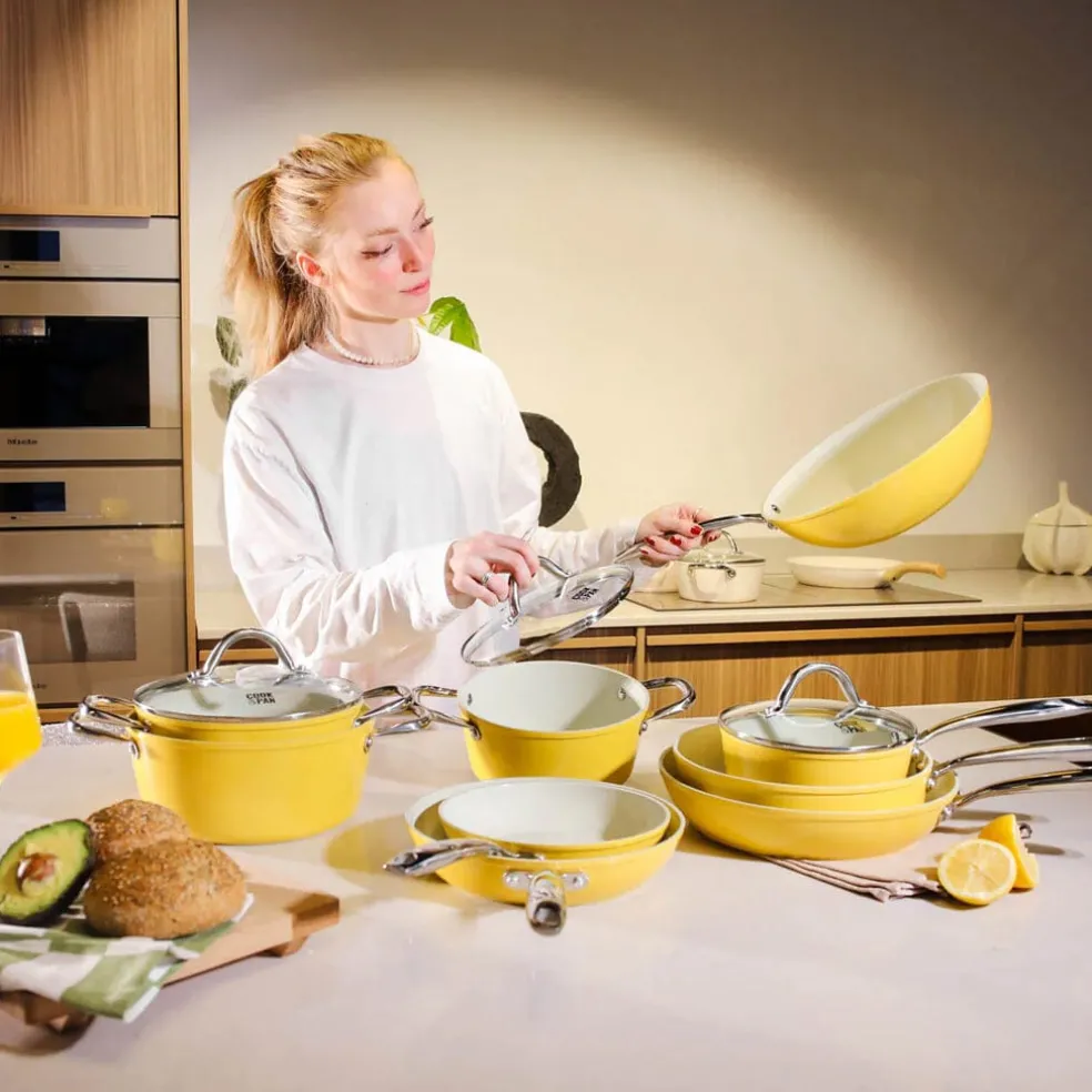 Cook & Pan - Sunny Side Koekenpannenset 3-delig
