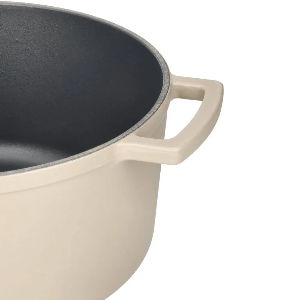Cook & Pan - Taupe of Mind Gietijzeren Braadpan 28 cm - 6.5 liter