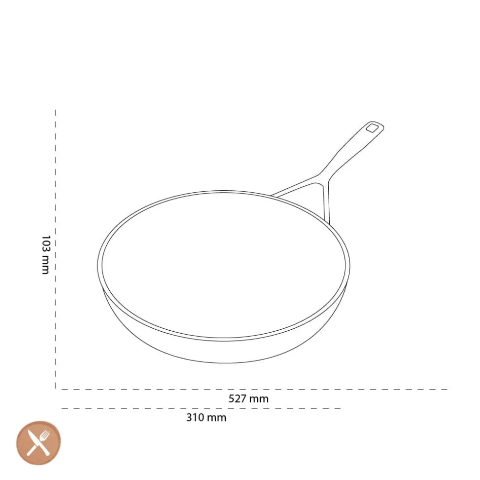 Demeyere - Alu Pro 5 Ceraforce Koekenpan 30 cm