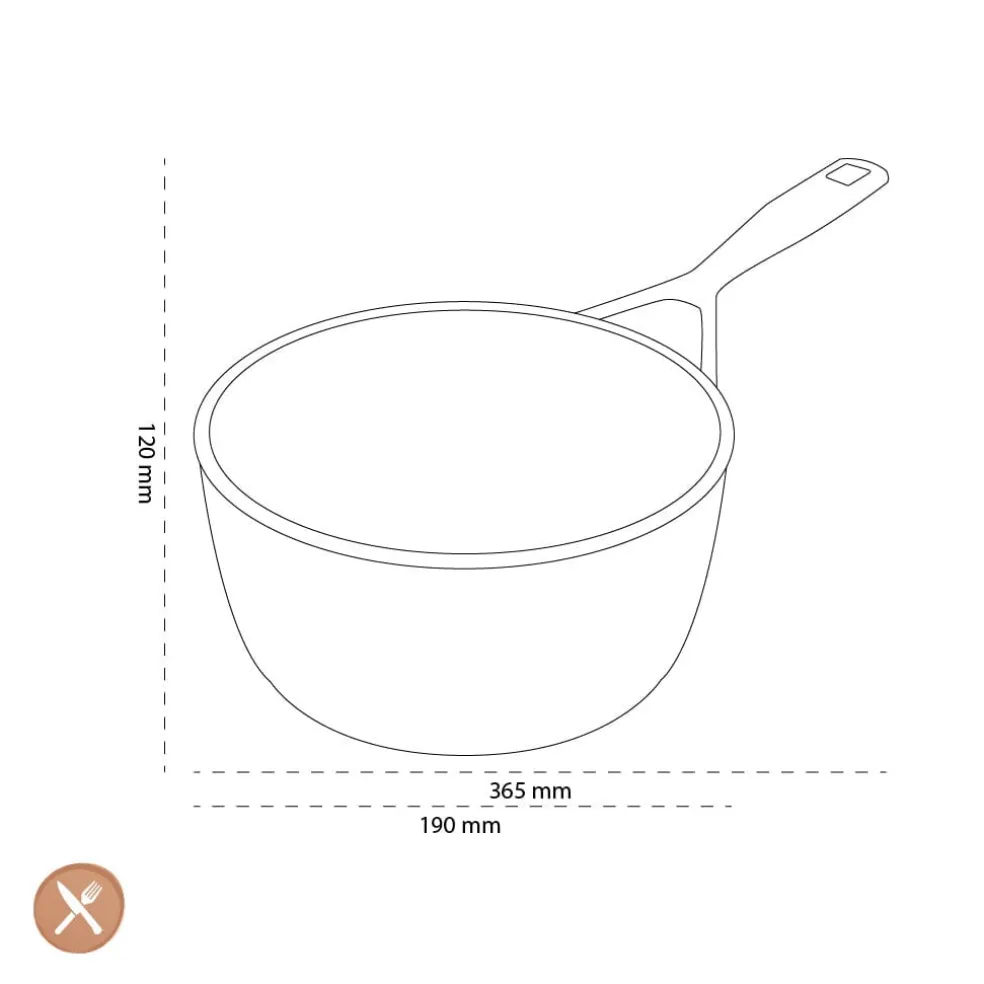 Demeyere - Alu Pro 5 Ceraforce Steelpan zonder deksel 18 cm