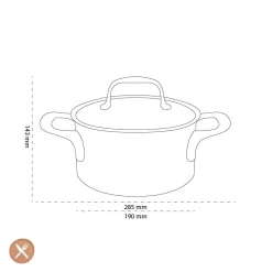Demeyere - Atlantis 7 Kookpan met deksel 18 cm