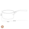 Demeyere - Atlantis 7 Steelpan zonder deksel 16 cm