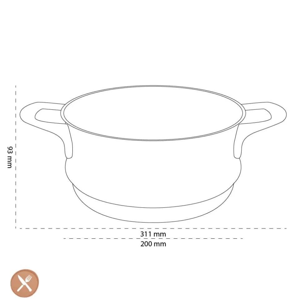 Demeyere - Atlantis 7 Stoominzet 20 cm