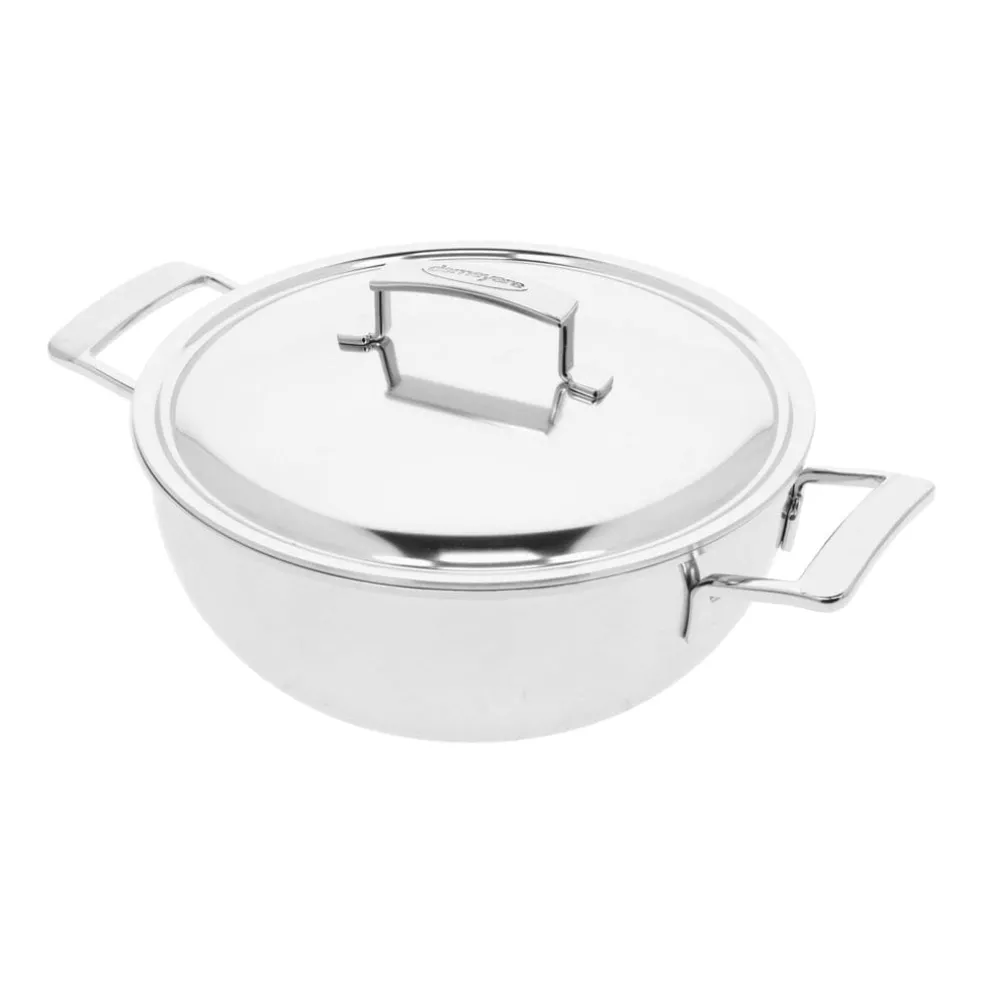 Demeyere - Silver 7 Conische sudderpan 24 cm met deksel