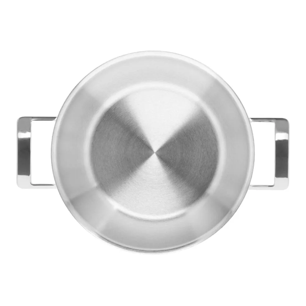 Demeyere - Silver 7 Conische sudderpan 24 cm met deksel