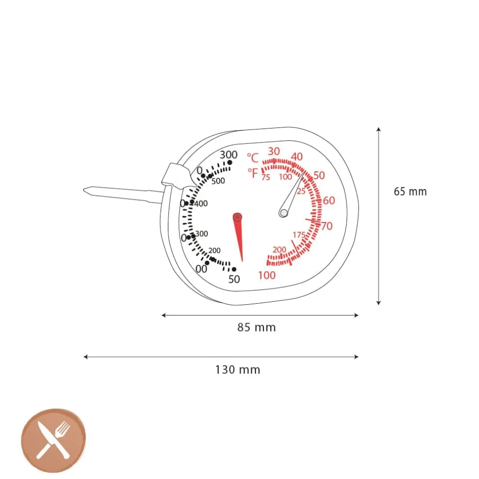 GEFU - Braad- en oventhermometer 3-in-1
