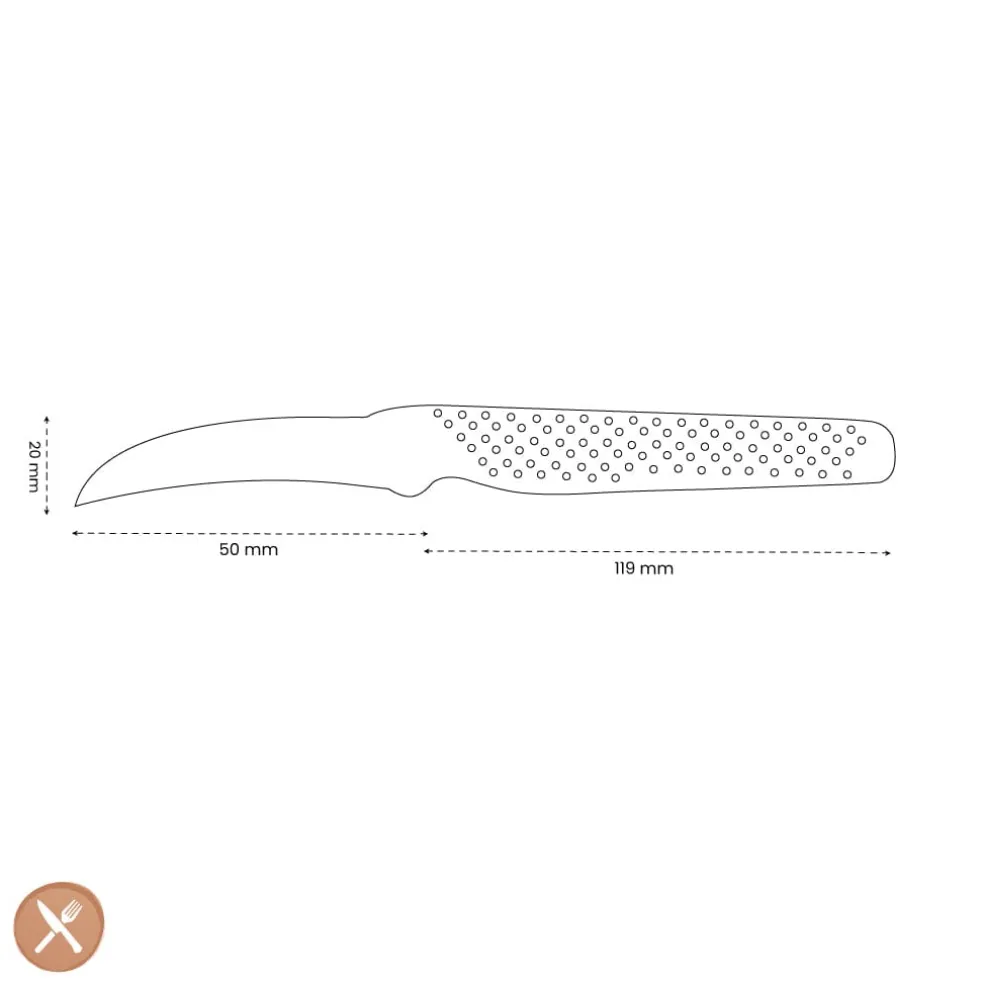 Global - Gsf34 Tourneermes zwaar heft 5 cm
