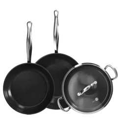 GreenPan - Barcelona Pro 4-delige Pannenset 28/30/28 cm - koekenpan + stoofpan met deksel + wokpan