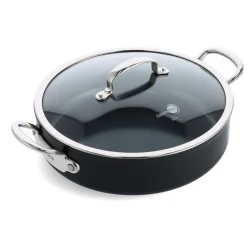 GreenPan - Barcelona Pro 4-delige Pannenset 24/28/30 cm - 2 koekenpannen + stoofpan met deksel