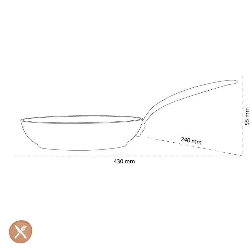 GreenPan - Barcelona Pro koekenpan met keramische antiaanbaklaag 24 cm