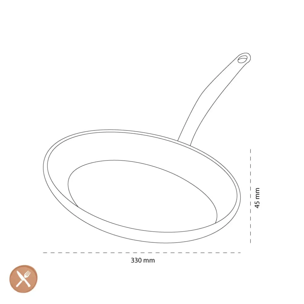 GreenPan - Barcelona Pro Vispan met keramische antiaanbaklaag 33 x 23 cm