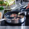 GreenPan - Geneva Stoofpan met keramische antiaanbaklaag met deksel 24cm