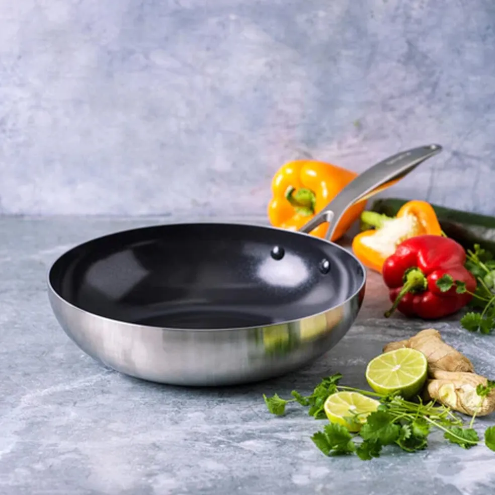 GreenPan - Geneva Wok met keramische antiaanbaklaag 28cm