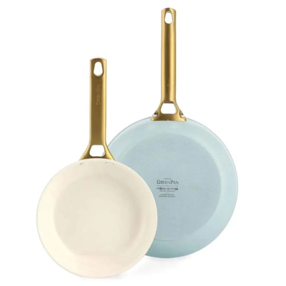 GreenPan - Padova Blush/Light Blue 4-delige Koekenpannenset 20/28 cm