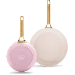 GreenPan - Padova Blush/Light Blue 4-delige Koekenpannenset 20/28 cm