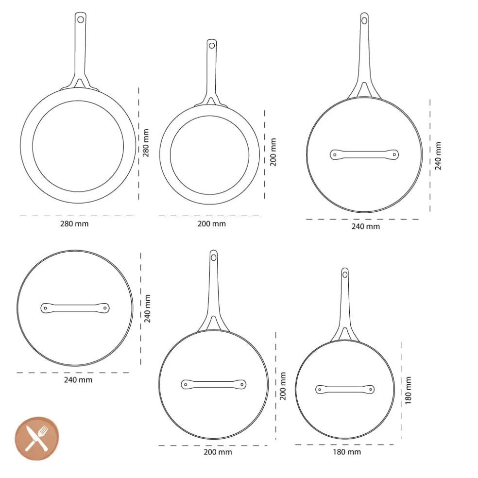 GreenPan - Padova Cream White 10-delige pannenset