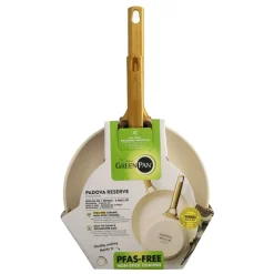 GreenPan - Padova Cream White 2-delige pannenset met keramische antiaanbaklaag 20/26 cm