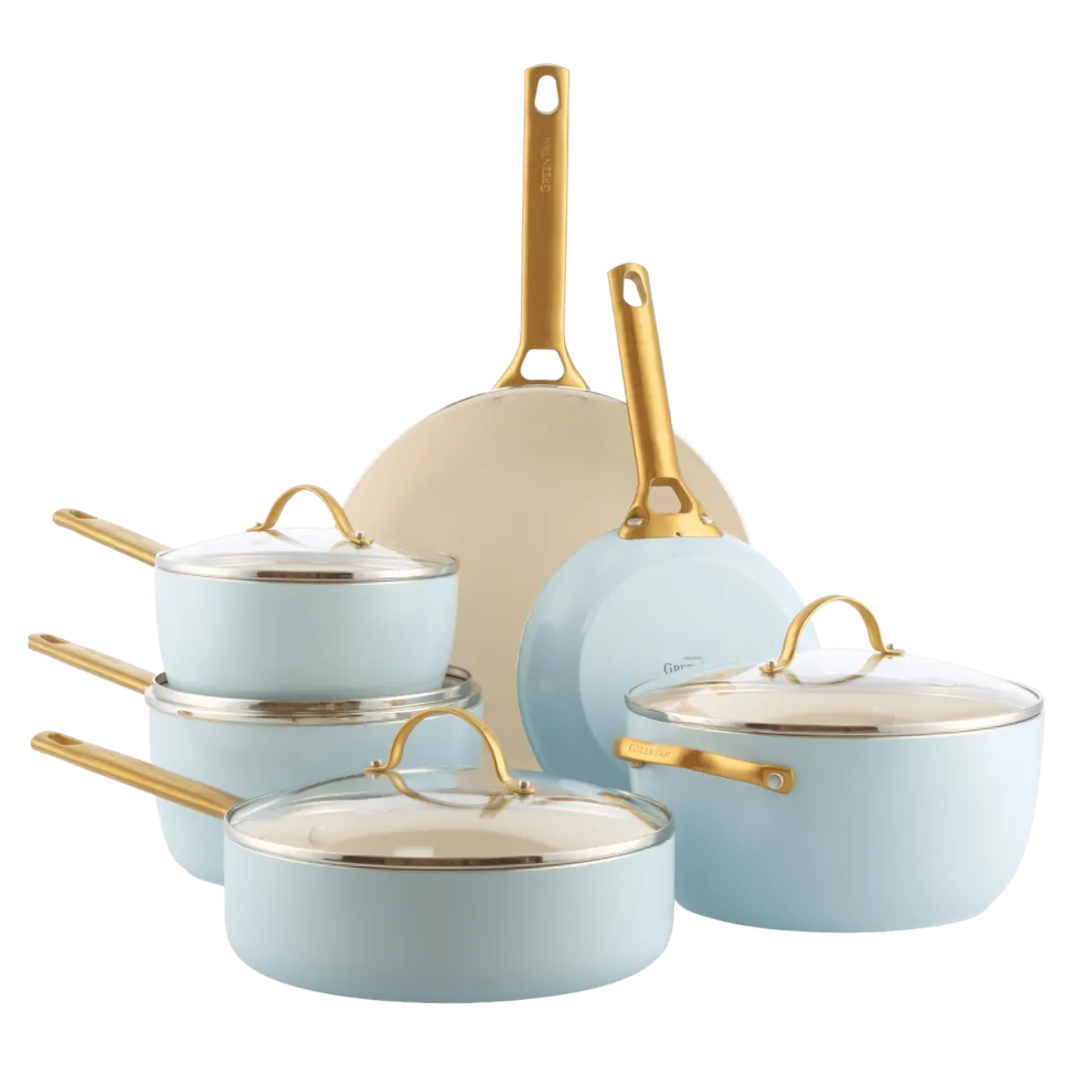 GreenPan - Padova Light Blue 10-delige Pannenset