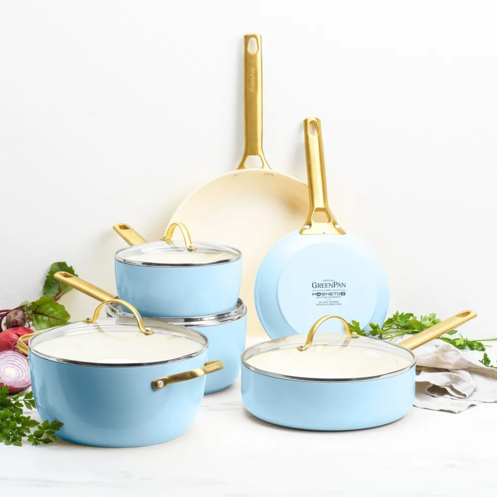 GreenPan - Padova Light Blue 10-delige Pannenset